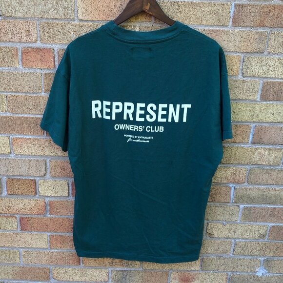 Represent Owners Club T Shirt XL Green - Picture 1 of 6
